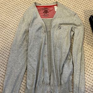 Diesel Men's K-Cib Knit Cardigan Sweater in Grey Large